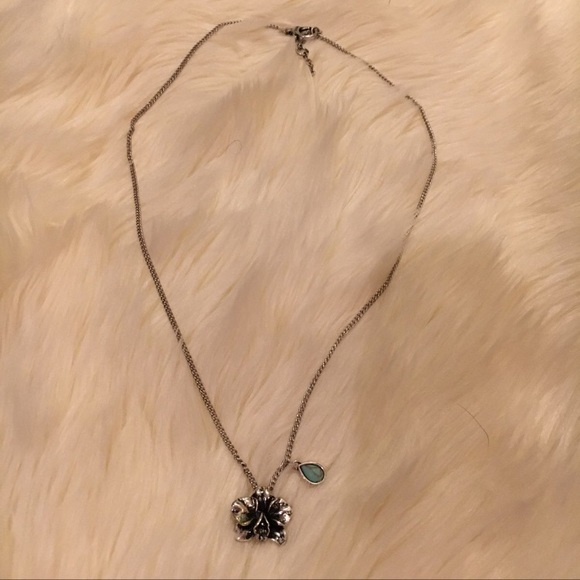 SOLD Fossil Lotus Necklace - Picture 2 of 3